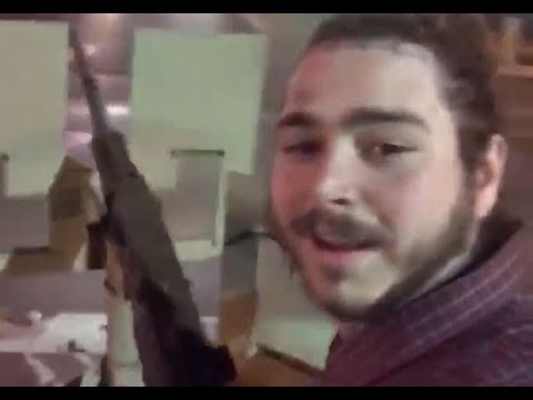 Why Post Malone Was Slammed For Driving An Armed Humvee In Las Vegas What S Trending Now Youtube