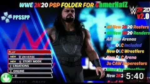 Wwe 2k20 New Ps4 Mod V.2.0 With New Texture And Attire