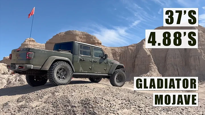 Gladiator Mojave with 37" tires and 4.88 gears - REVIEW - [ep 51]