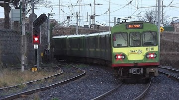 IE 8300 Class Dart Train number 8316 - Dun Laoghaire, Dublin