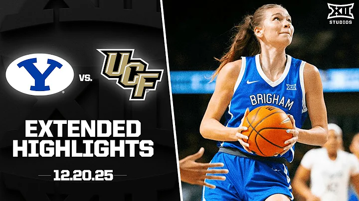 BYU vs. UCF Extended Highlights | 2025-26 Big 12 Women's Basketball
