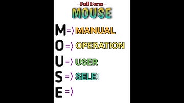 Mouse full form| full form of Mouse|#mouse#fullform #status#shorts#ytshorts