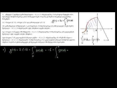 2011 კალკულუსი AB ღია შეკითხვა #4a