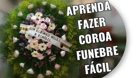 O que escrever na faixa da coroa de velório?