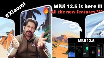 MIUI 12.5 launched by Xiaomi | All new features |security and performance upgrade | supported phones