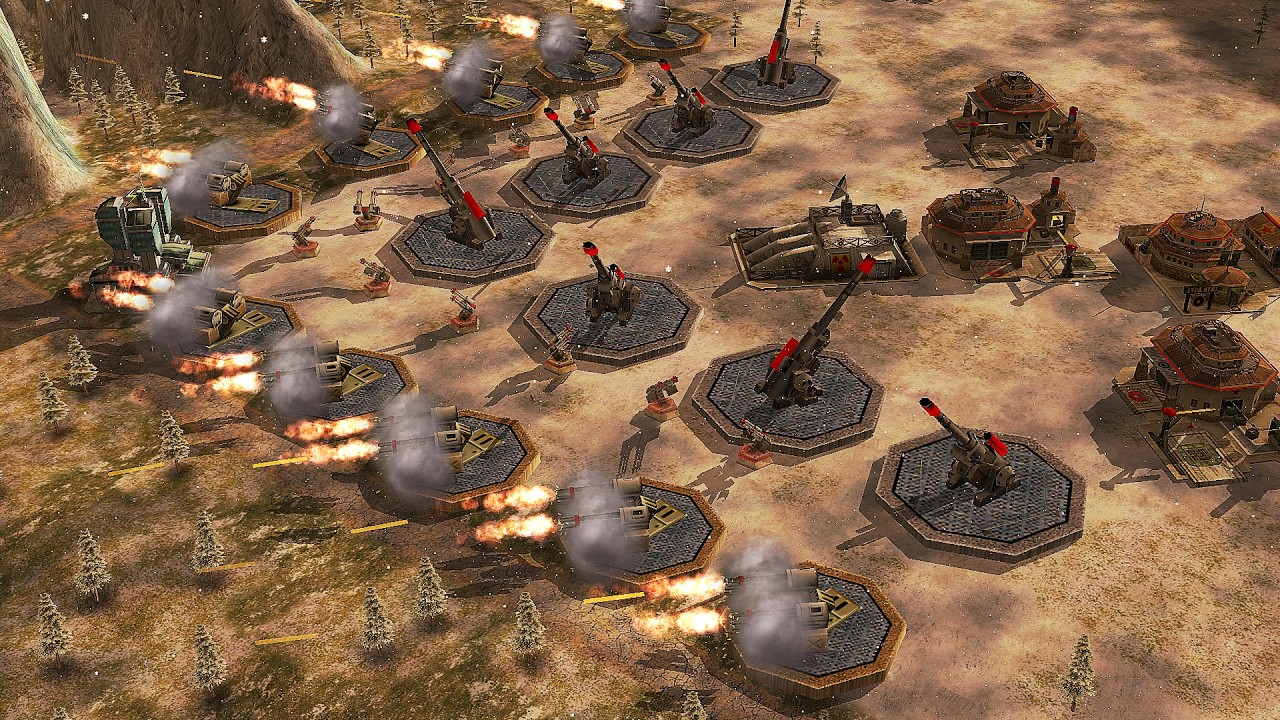CHINA BOSS vs 3 USA DEFENSE - Command & Conquer Generals