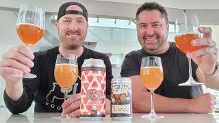 Hoppin' Frog 🍺 Pentuple - Belgian Tripel 🥊 WeldWerks 🍺 Dbl Strawberry Milkshake - DIPA - Beer Review