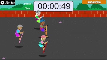 Pogo Stick Race timer  | race count down|timer