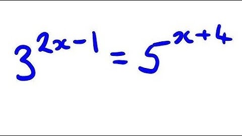 Exponential Equation: Unknown on both sides