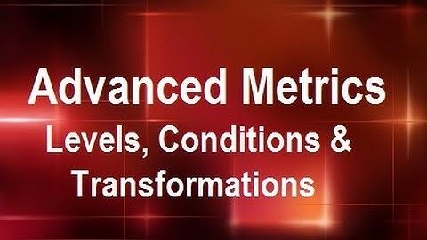 MicroStrategy - Advanced Metrics (Levels, Conditions & Transformations) MicroRooster