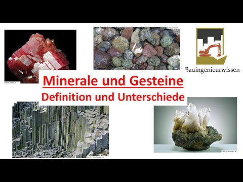 Minerale und Gesteine - Definition und Unterschiede