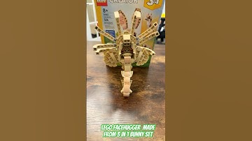 LEGO 31162 Creator 3 in 1 Bunny build as an ALIEN Facehugger #alien #Lego #horror