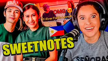 LATINA REACTS to SWEETNOTES MUSIC - IF I EVER FALL IN LOVE AGAIN (Cover) Kenny Rogers & Anne Murray