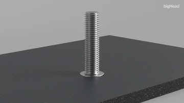 bigHead® fasteners offer a versatile range of designs