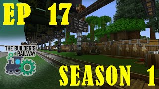 EP17 | Clearing the Nether Train Path   | The Builders Railway Season 1 #challenge #minecraft