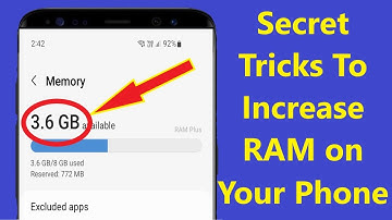 Secret Tricks To Increase RAM On Your Android Phone!! - Howtosolveit
