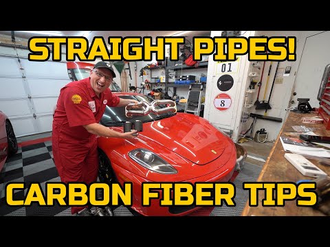 FABSPEED FULL X-Pipe EXHAUST DIY Installation on a Ferrari F430