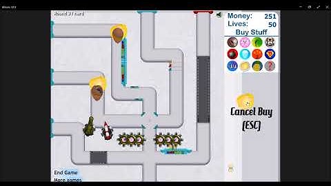 No Lives Lost (Track 8, Hard, Bloons Tower Defense 3 Challenge)