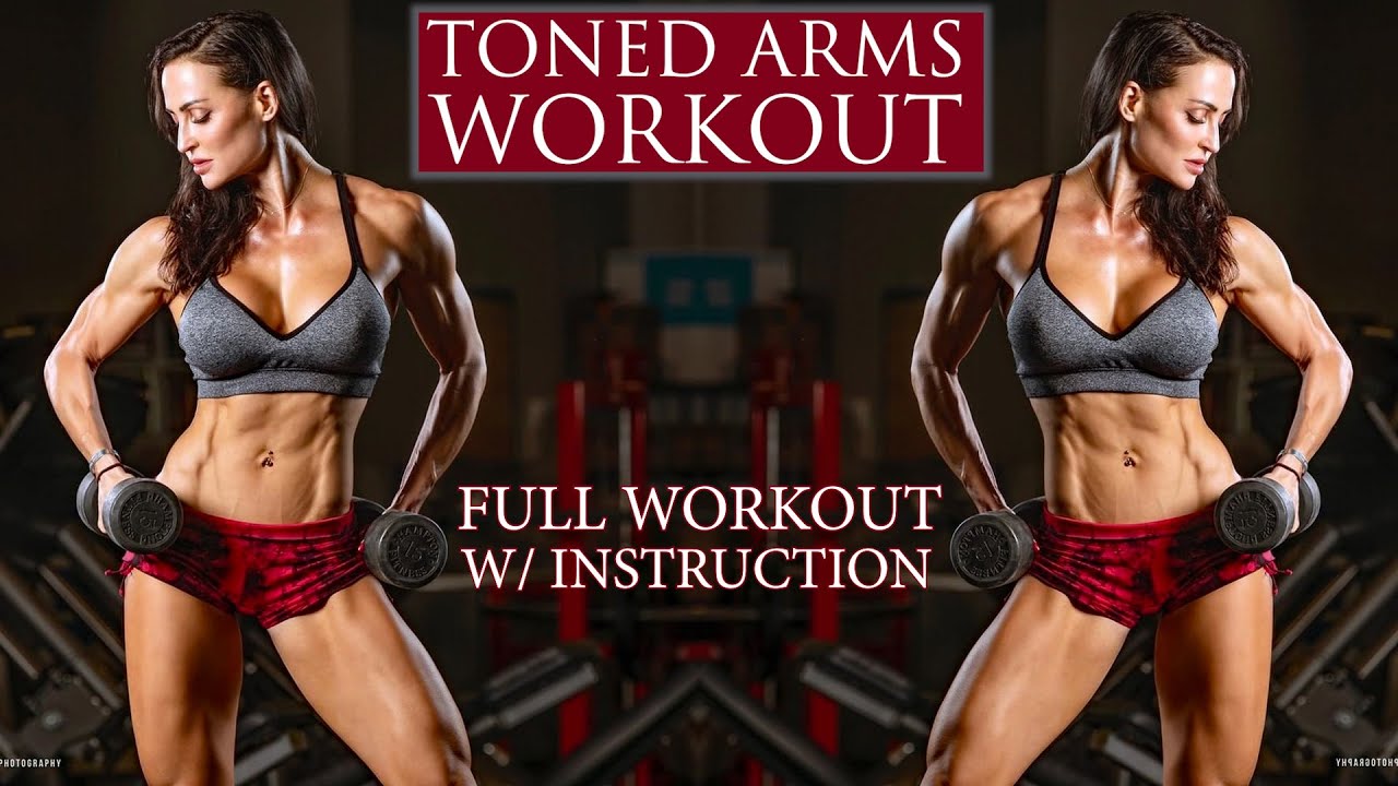 Arm Workout for Women with dumbbells for Tight, Toned Arms