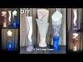 Dollar Tree DIY 3 Tall Table Lamps From Poster Boards & Napkins IKEA Inspired #StayHome #WithMe 2020