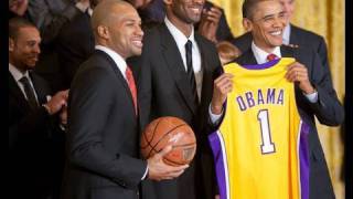 President Obama Welcomes the Los Angeles Lakers