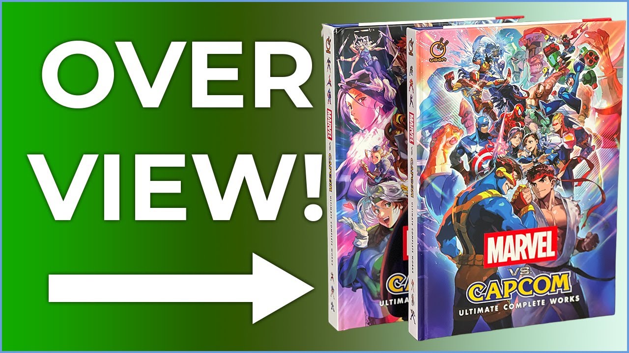 Marvel VS Capcom Ultimate Complete Works Hardcover Overview - YouTube