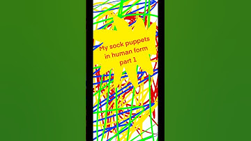 My sock puppet characters in human form part 1