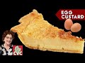 Old Fashioned Egg Custard Pie, CVC's Southern Holiday Cooking Series