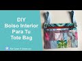 Bolso Organizador Para Un Tote Bag / DIY Inside Pocket For Your Tote Bag / DIY Patchwork