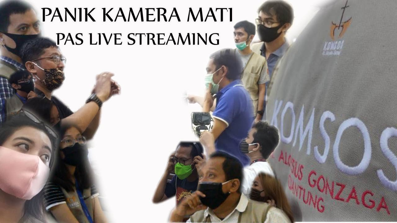 #KomsosVlog DI BELAKANG KAMERA LIVE STREAMING MISA ONLINE ...