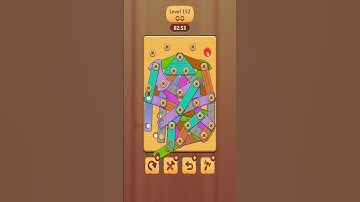 Wood Nuts & Bolts Level 152 #games #woodpuzzlegame #gaming #woodenpuzzle #woodgame #woodnutsandbolts