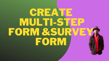WordPress Multi-step contact form: Create A Multi Step Form & survey form free