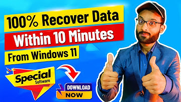 2022 How to recover deleted files on Windows 11 with best data recovery tool (4K video)