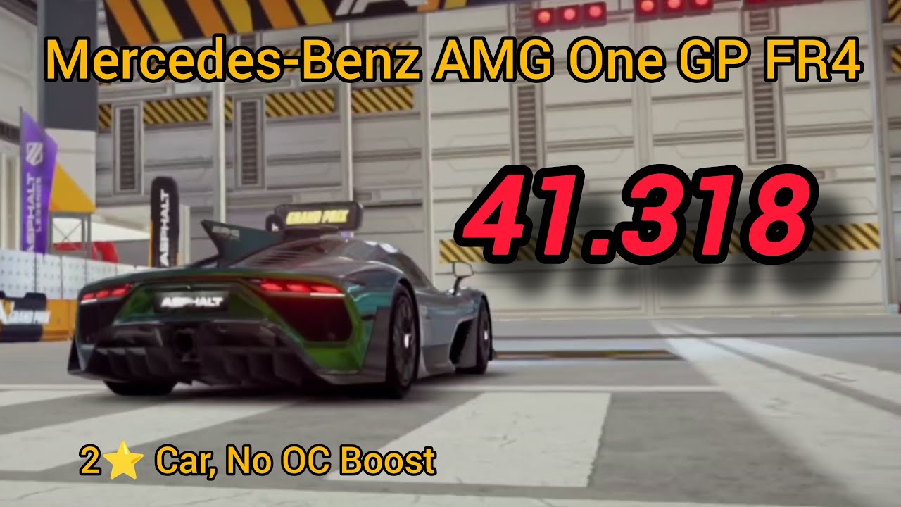 41.318 | Mercedes-Benz AMG One Grand Prix Final Round 4 | Asphalt Legends 
