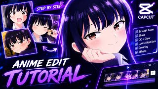 How to Make ANIME EDITS on CapCut 🔥 | Step-by-Step Tutorial