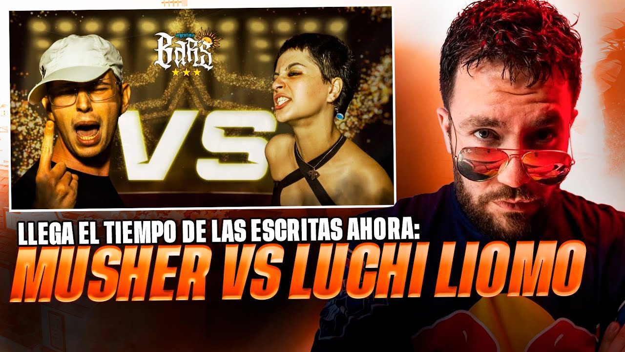 MUSHER VS LUCHI LOMIO *BATALLÓN DE LOCOS* TIEMPO DE ESCRITAS Reacción
