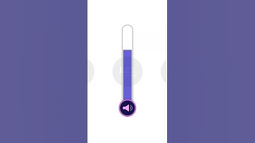 Audio volume slider 2D cartoon vertical animation