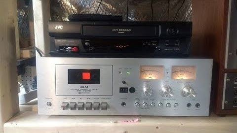 HiFi VCR as an Audio Tape Recorder