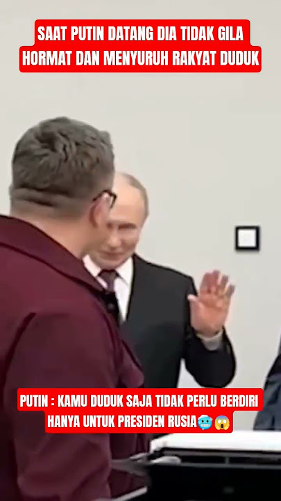 INILAH KEHEBATAN PUTIN!! TIDAK GILA HORMAT 🥶😱 #tni #tnidihatirakyat #beritahari #memes #news