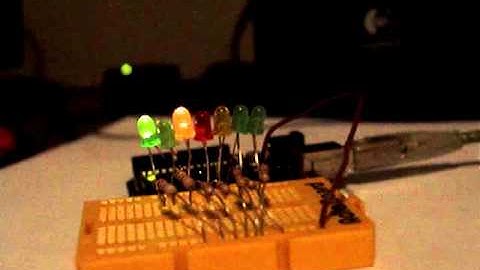 El Coche Fántástico en Arduino UNO (Efecto visual mejorado)