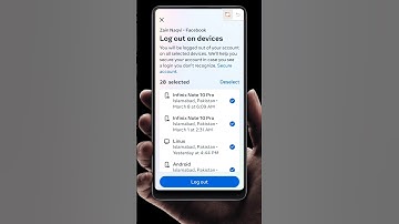 How To Logout Facebook From All Devices At Once 🤔 #shorts