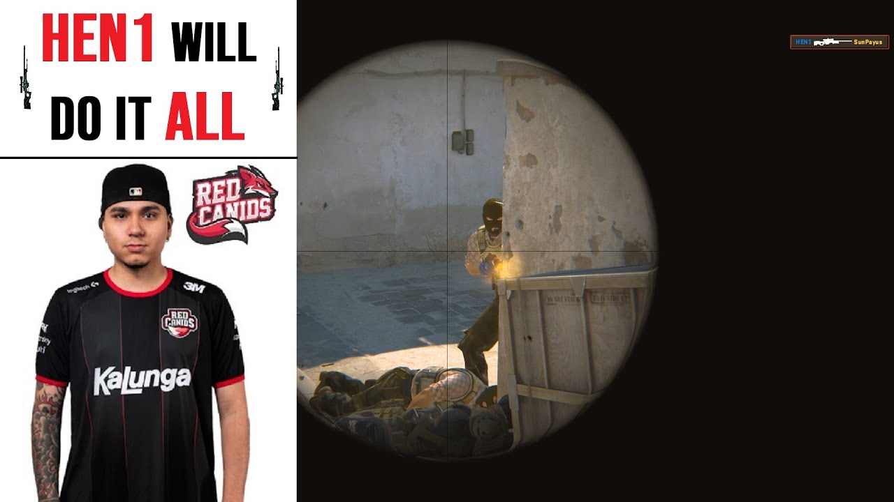 INCREDIBLE 1v3 CLUTCH AWP From RED Canids HEN1 Against Falcons on Dust2 | ESL S20