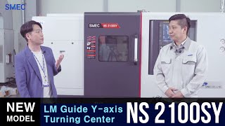 Lm Y-Axis Lathe Ns 2100Sy New Model Launchingsmec Machine Tools