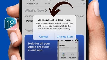 Account Not in This Store: Your Account is not Valid for Use in the US Store | iPhone iOS 18