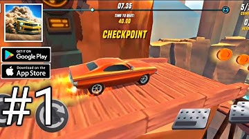 Stunt Car Extreme - Gameplay Walkthrough Part 1 All Levels complete (Android, iOS)