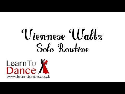 Viennese Waltz Routine - Solo Dance Lesson - Learn To Dance