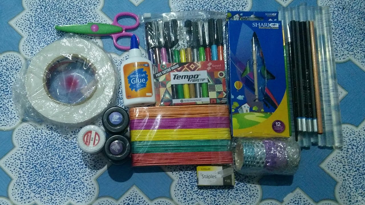 Pakistani art and craft supplies haul pt.2 queen of diy YouTube