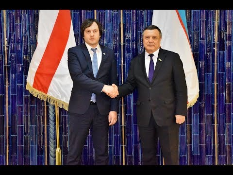 ირაკლი კობახიძე უზბეკეთის რესპუბლიკის საკანონმდებლო პალატის თავმჯდომარეს, ნურდინჟონ ისმოილოვს შეხვდა