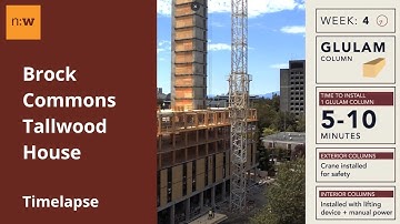 Brock Commons Time Lapse - UBC Tall Wood Building