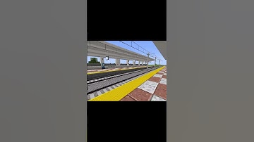 Minecraft Transit Railway Mod: Side platform station build